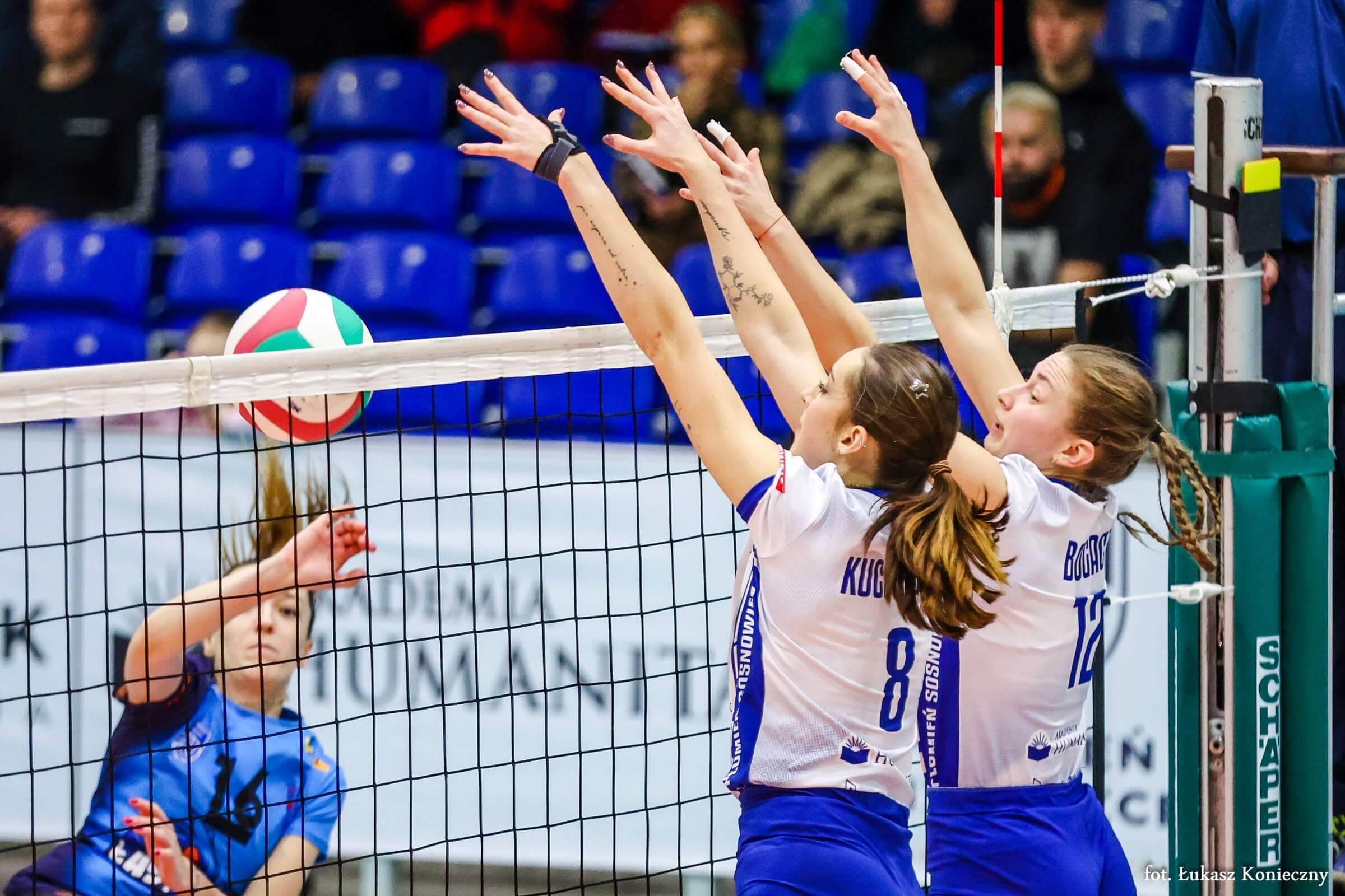 Mecz 19. kolejki 1. Ligi Siatkówki Kobiet 2024/25: Hospel Płomień Sosnowiec – Easy Wrap Volley Kobyłka 3:0 (25:21, 25:16, 25:11)