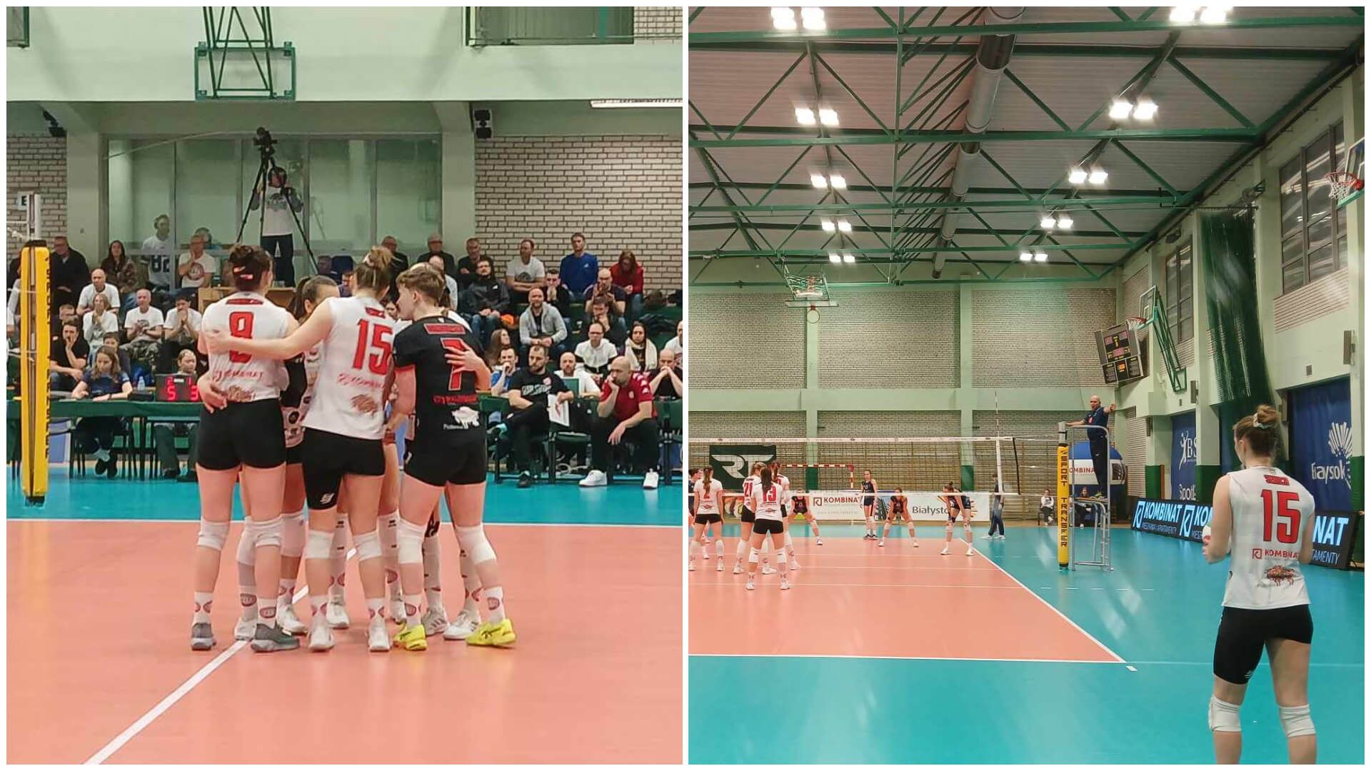 Mecz 19. kolejki 1. Ligi Siatkówki Kobiet 2024/25: KS BAS Kombinat Budowlany Białystok – ECO Harpoon LOS Nowy Dwór Mazowiecki 1:3 (25:23, 16:25, 19:25, 22:25) 