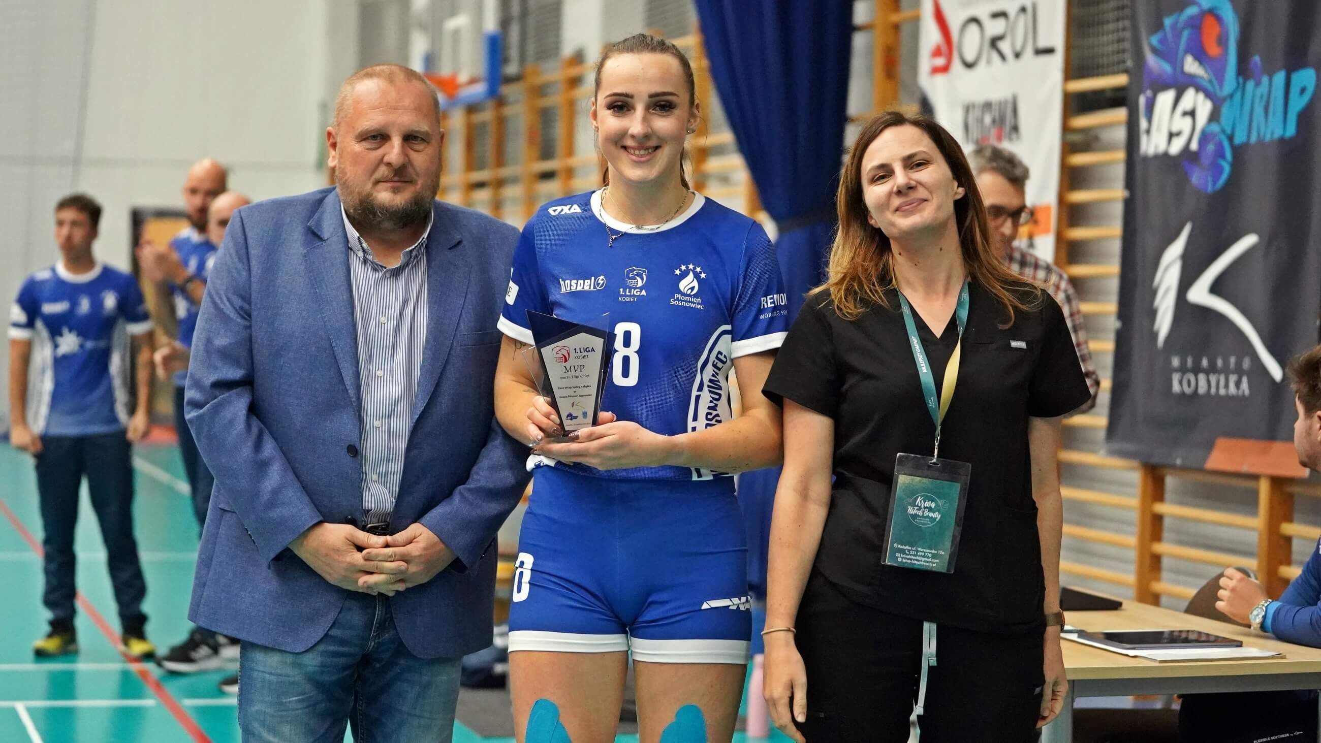 Małgorzata Kuczyńska - MVP meczu 6. kolejki 1. Lig Kobiet: Easy Wrap Volley Kobyłka – Hospel Płomień Sosnowiec 1:3 (18:25, 25:21, 22:25, 24:26)