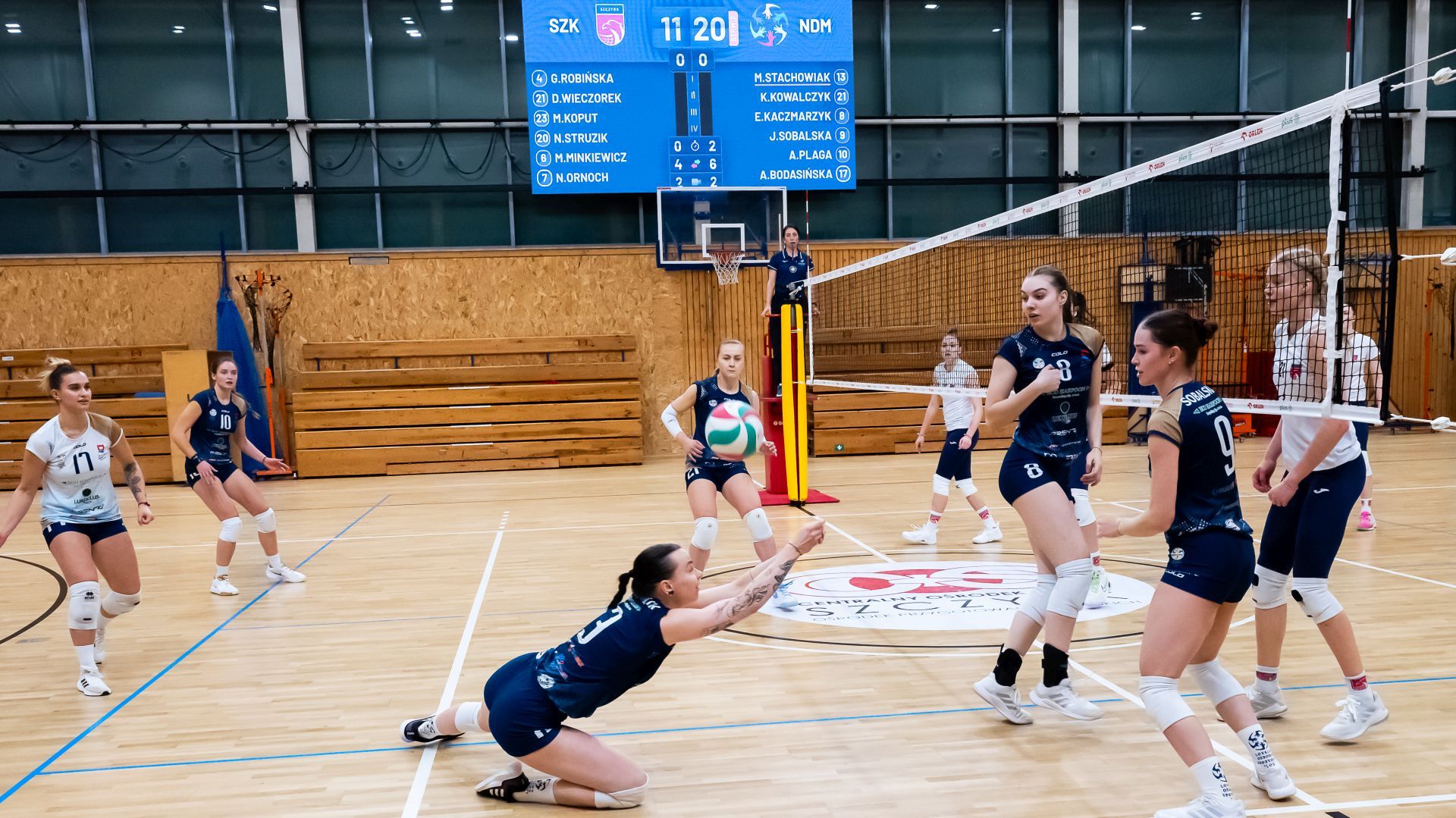 Mecz 14. kolejki 1. Ligi Siatkówki Kobiet 2024/25: SMS PZPS Szczyrk – Eco Harpoon LOS Nowy Dwór Mazowiecki 0:3 (12:25, 18:25, 14:25)