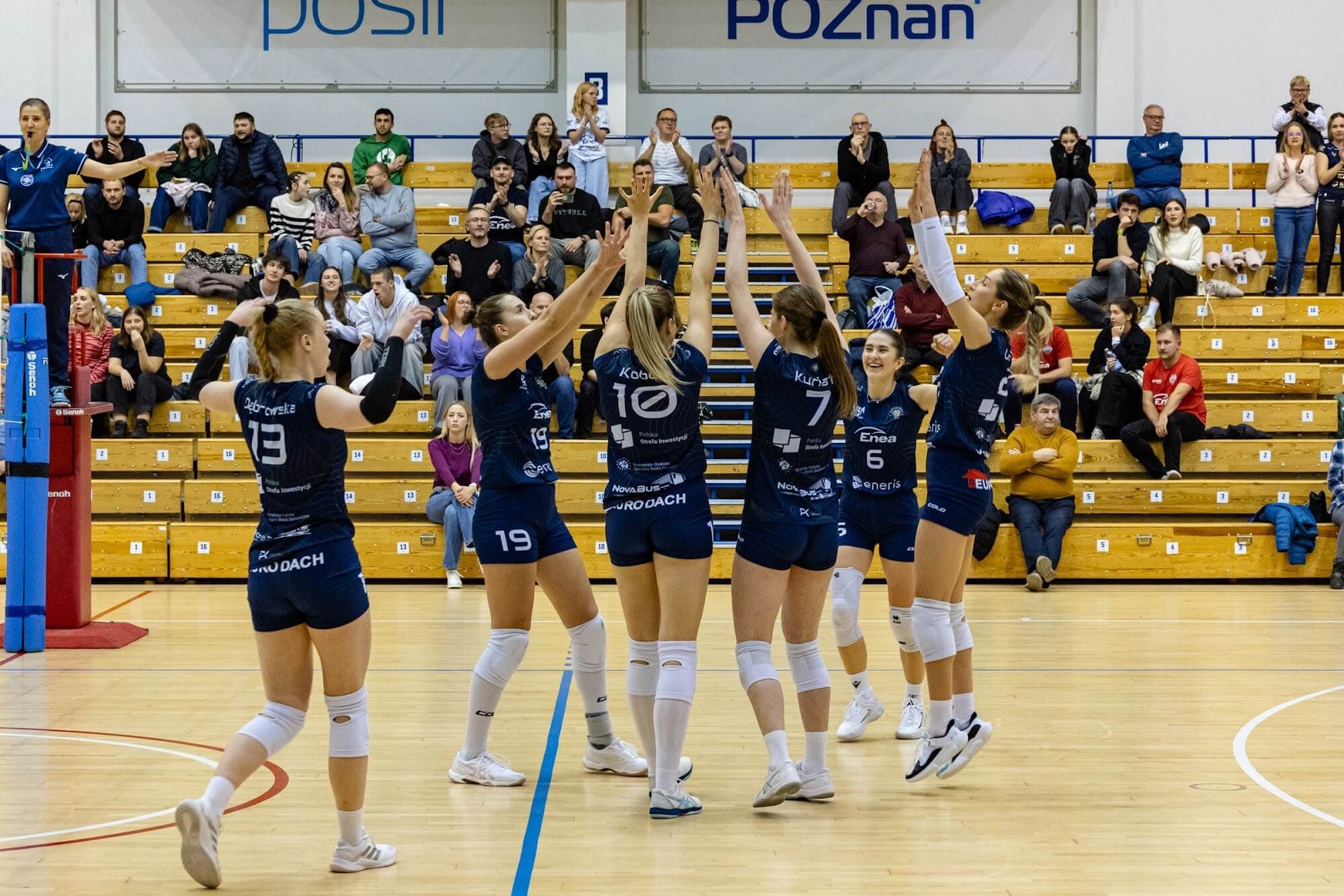 Mecz 10. kolejki 1. Ligi Siatkówki Kobiet: Enea Energetyk Poznań - KS Piła 0:3 (22:25, 18:25, 18:25)