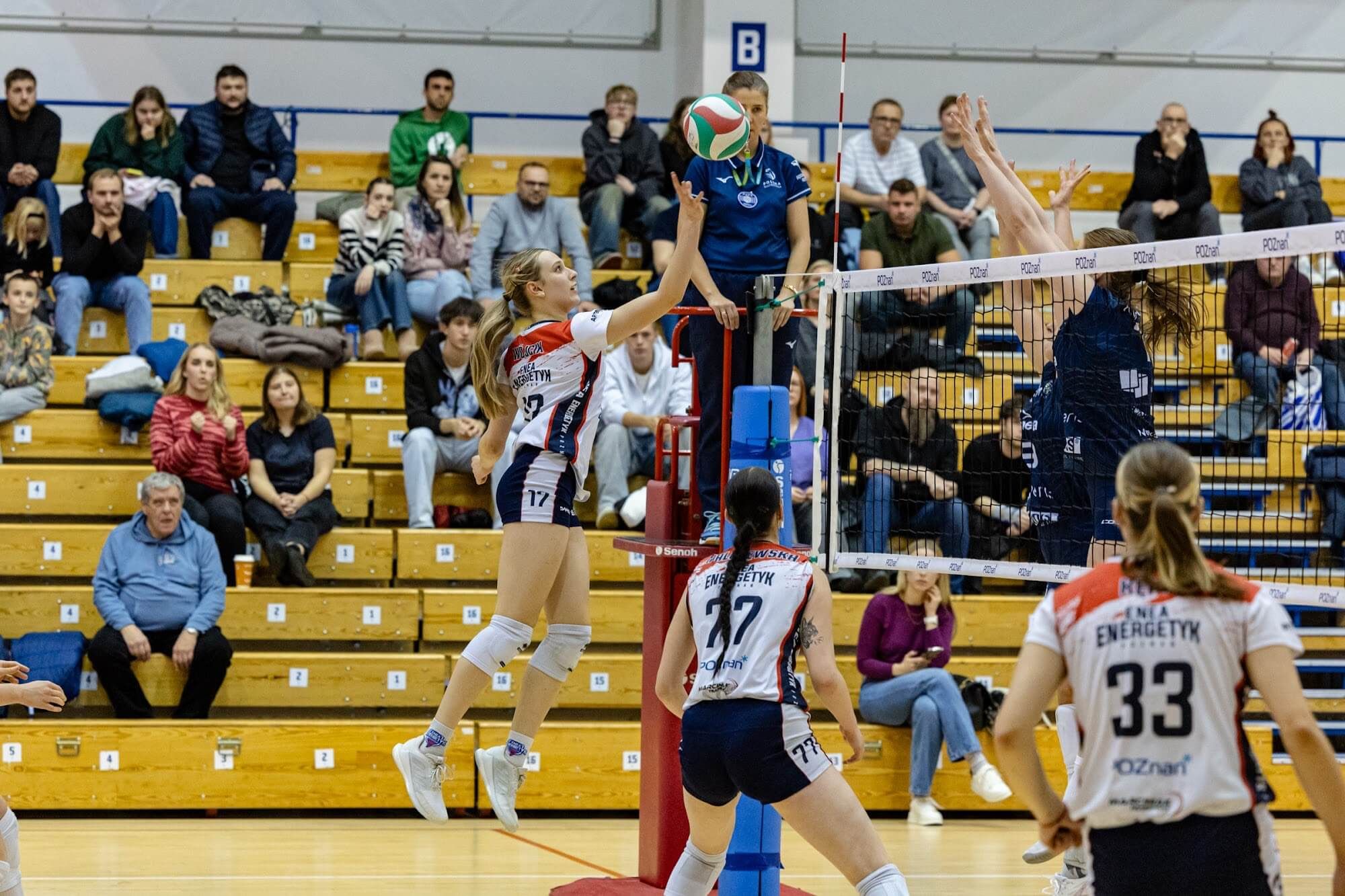 Mecz 10. kolejki 1. Ligi Siatkówki Kobiet: Enea Energetyk Poznań - KS Piła 0:3 (22:25, 18:25, 18:25)