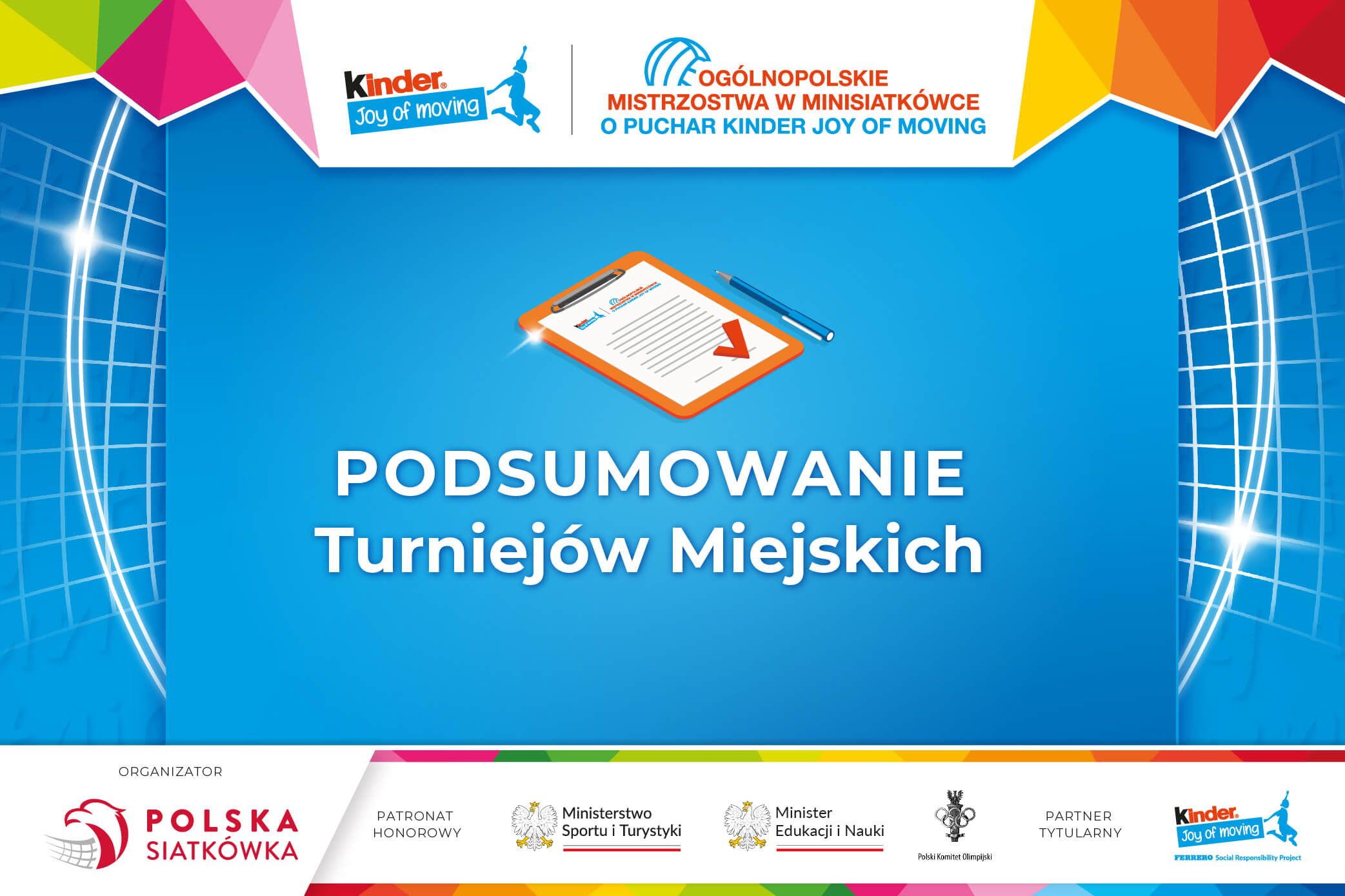 Podsumowanie Turniejów Miejskich KINDER Joy of moving sezonu 2023/24