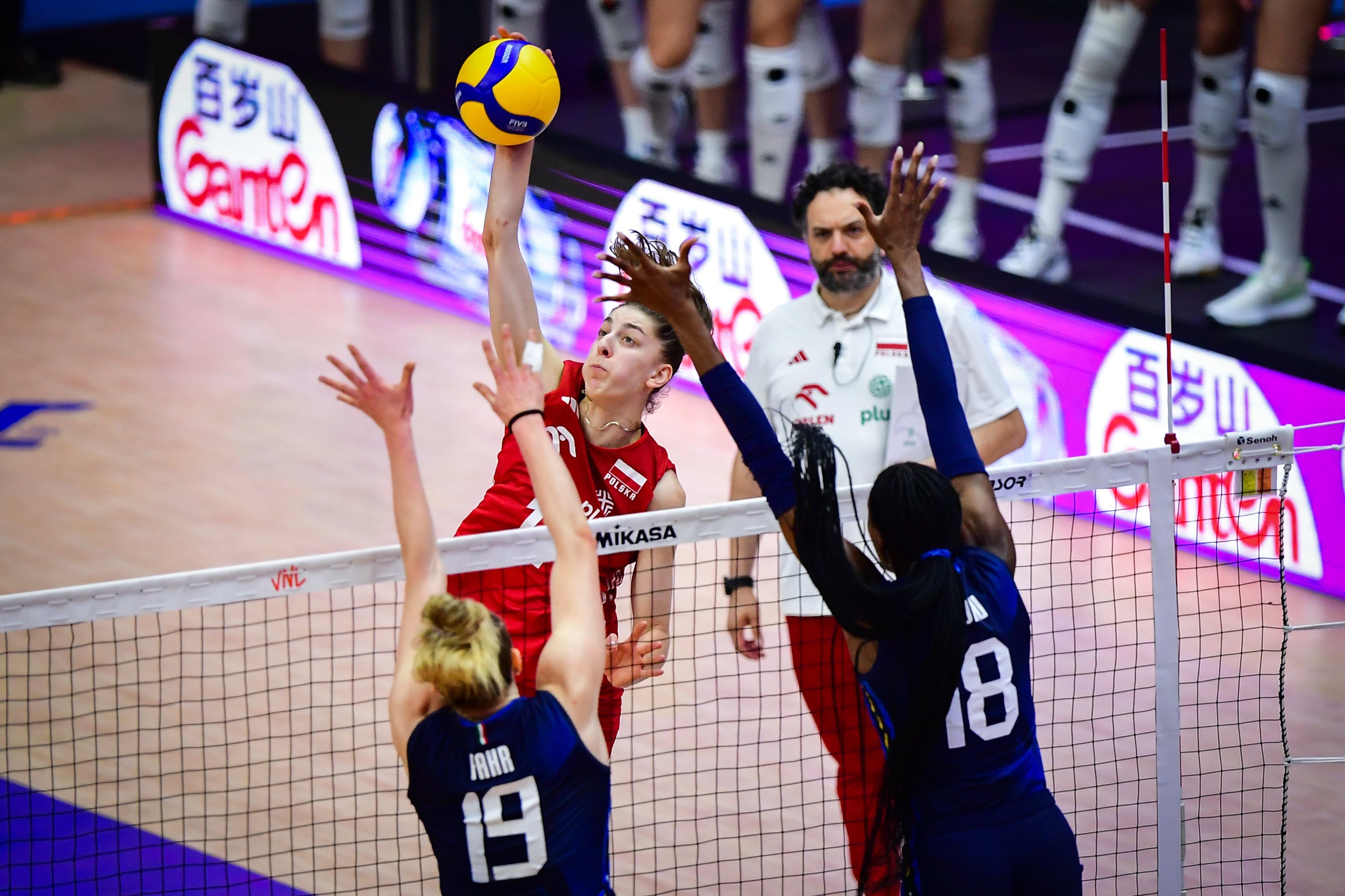 VNL Bangkok mecz półfinałowy: Polska - Włochy 0:3