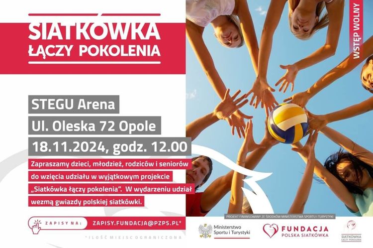 Siatkówka łączy pokolenia w Opolu - zapisy