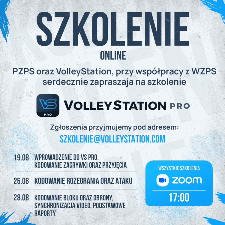 PZPS i VolleyStation zapraszają na szkolenie