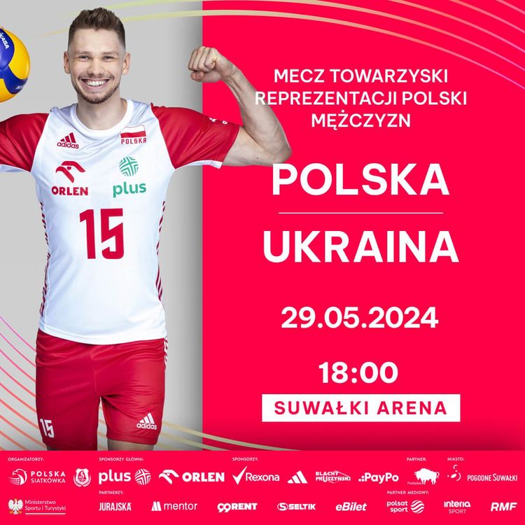 Mecz towarzyski reprezentacji Polski mężczyzn w Suwałkach – Akredytacje
